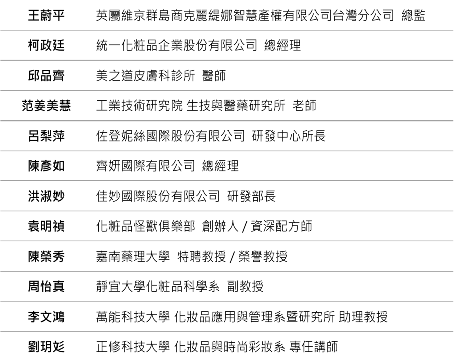 名單